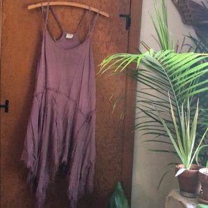 Free people tattered slip dress
